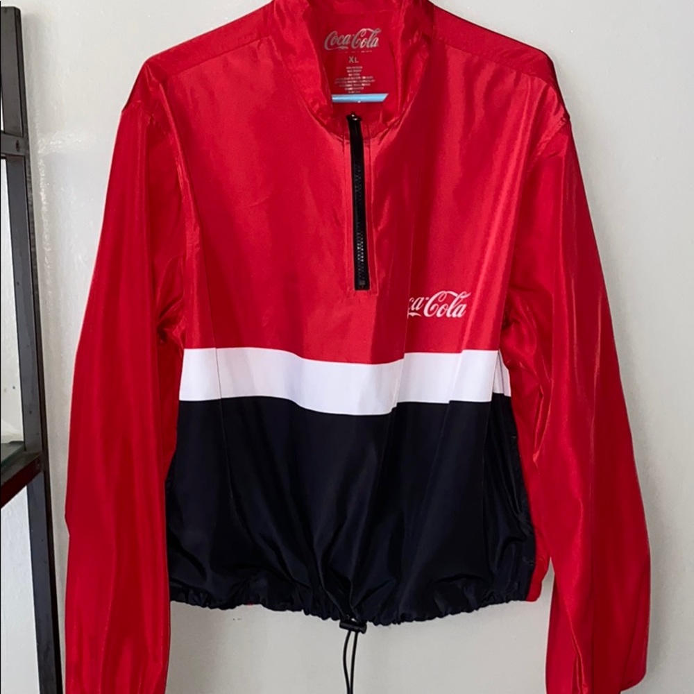 A A Coca-Cola cropped sweater